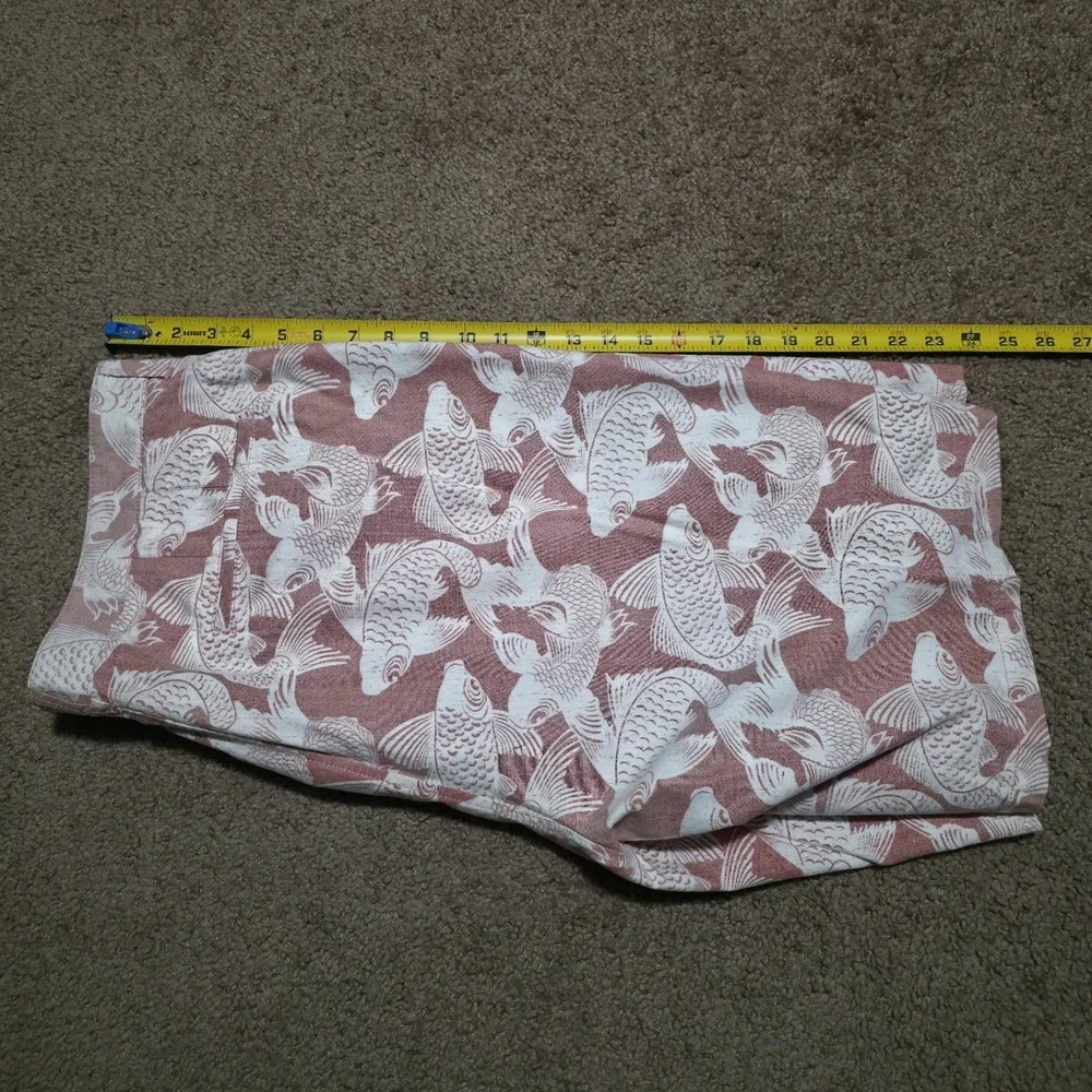 Reyn Spooner Shorts Mens 40 Hawaiian Fish Floral Print Casual Aloha Summer